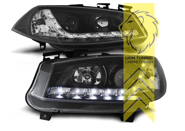 LT LED DRL Lightbar Headlights Renault Megane Grandtour 2 MK2 02-05 LHD