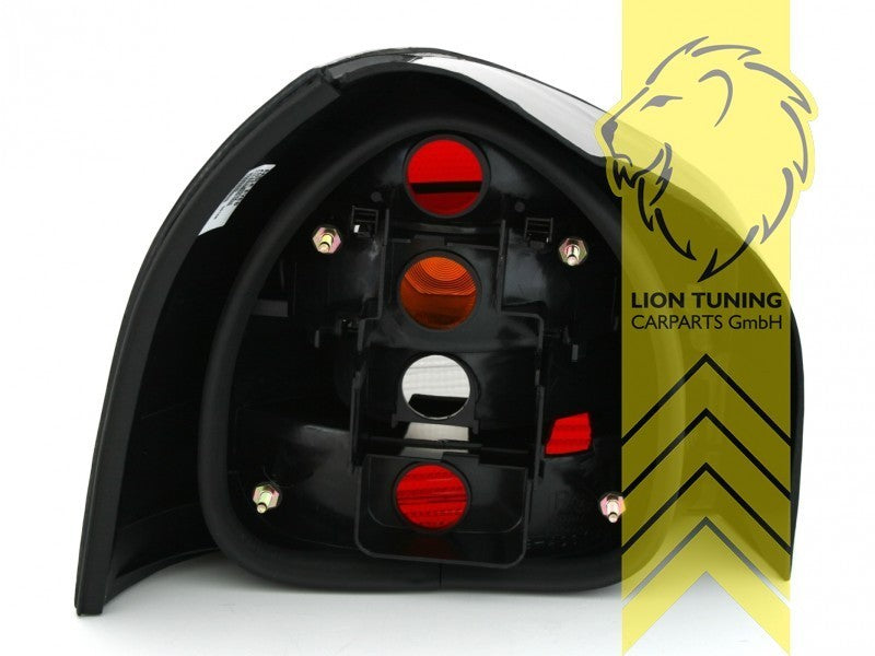 LT Pair Rear Lights Tail Lamps Audi A3 8L 96-03 black black red Halogen LHD