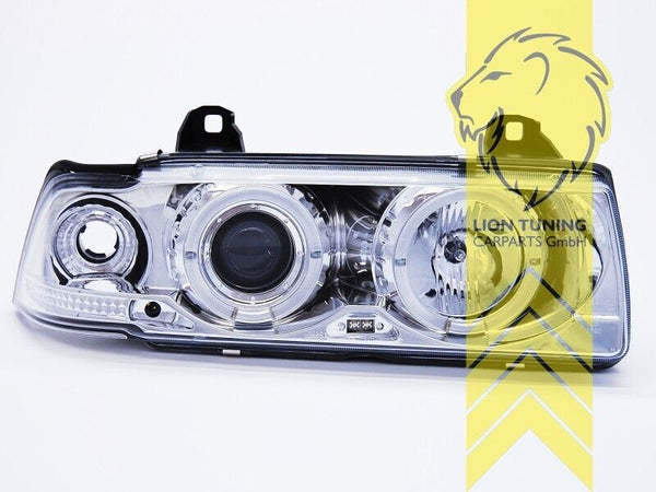 LT Pair LED DRL Lightbar Halo Headlights BMW E36 Limousine Touring Compact LHD