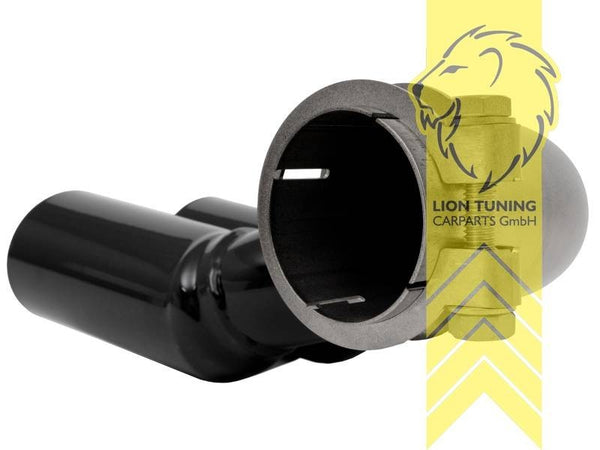 LT Stainless tailpipes exhaust Backbox cover trim BMW F30 F31 F32 F33 F36 70mm D