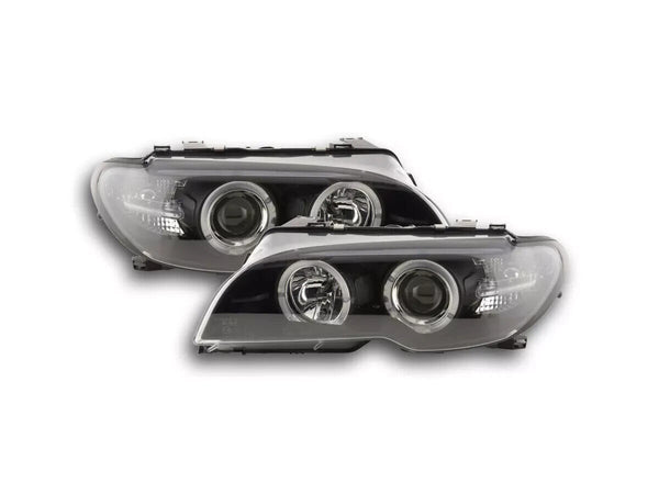 FK Pair LED DRL Halo Ring Headlights BMW 3-Series E46 Coupe / Cabrio 03-05 LHD