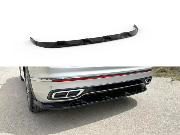 Motordrome Rear Splitter Diffuser VW Tiguan R-Line Mk2 Facelift 20-24 Gloss Blk