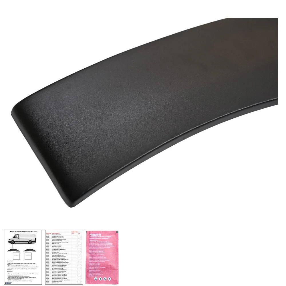 OW Fender Flares Arch Extension Kit VW Transporter T7 24+ LWB ABS Black 10pcs