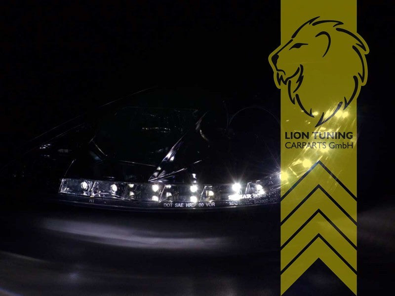 LT Pair LED DRL Lightbar Headlights Ford Focus 1 hatchback station wagon LHD