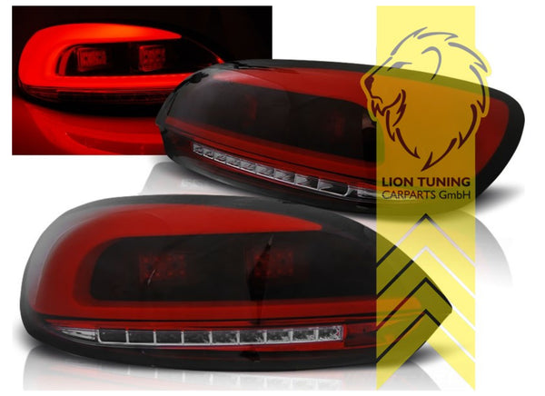 LT Pair LED Lightbar Rear Lights Tail VW Scirocco 3 red smoke LHD