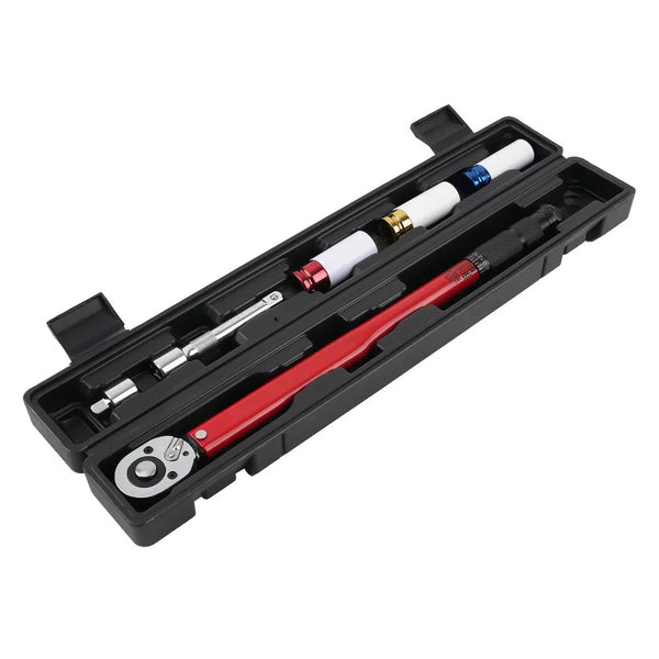 MXPR 1/2 30-210Nm Alloy Wheel Torque Wrench Set + 17 19 21 mm Chrome Sockets