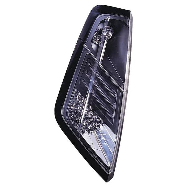 AS Pair Fiat Grande Punto 2005+ LED Rear Lights Taillights Clear Black LHD