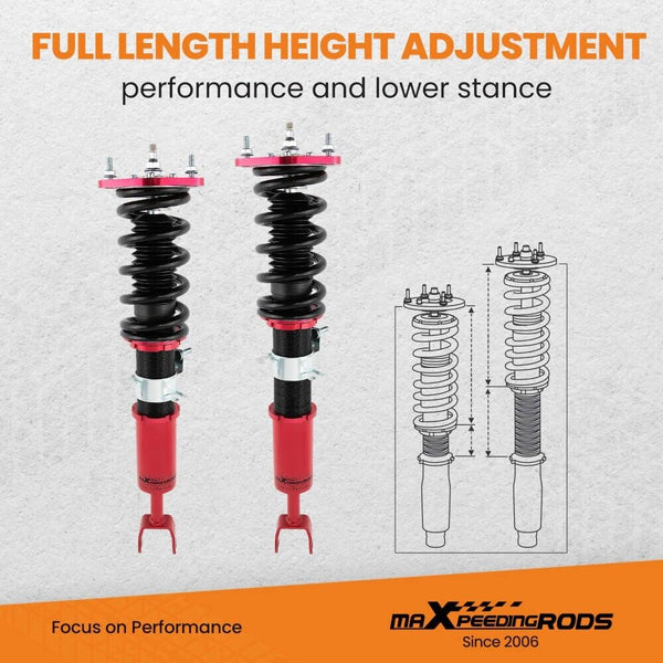 MXPR Coilovers Lowering 350Z Z33 Coupe 03-08 Skyline Coupe Infiniti G35 Coupe