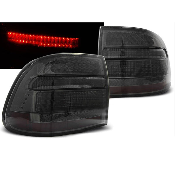 AMCP LED Lightbar Rear Lights Tail Lamps PORSCHE CAYENNE 9PA 02-06 Black LHD