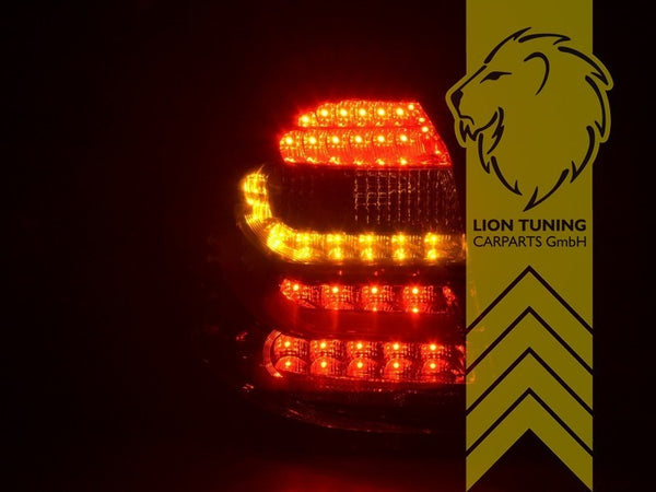 LT LED DRL Lightbar REAR LIGHTS BMW 1 Series E87 03-07 red black smoke LHD