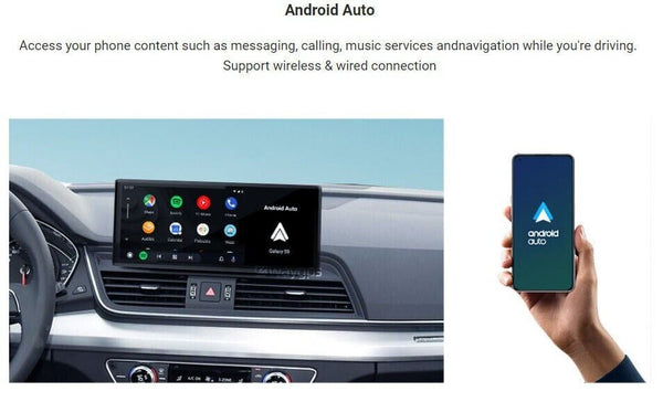 EX-DEMO UNIT - All Vehicle Universal QLED 8.9" Touch Screen Car Stereo Wireless CarPlay Android Auto BT USB