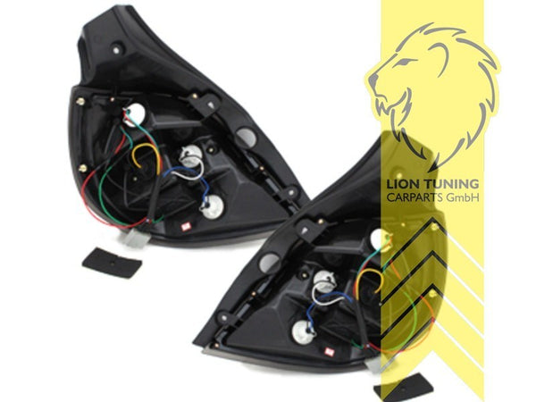 LT Pair LED Lightbar DRL Rear Lights Renault Clio 3 C BR CR 05-09 chrome LHD