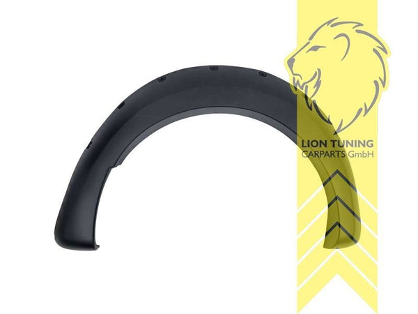 LT ABS Black Wheel Arch Extensions fender flares Ford Ranger T7  2G 2N 2P 15-18
