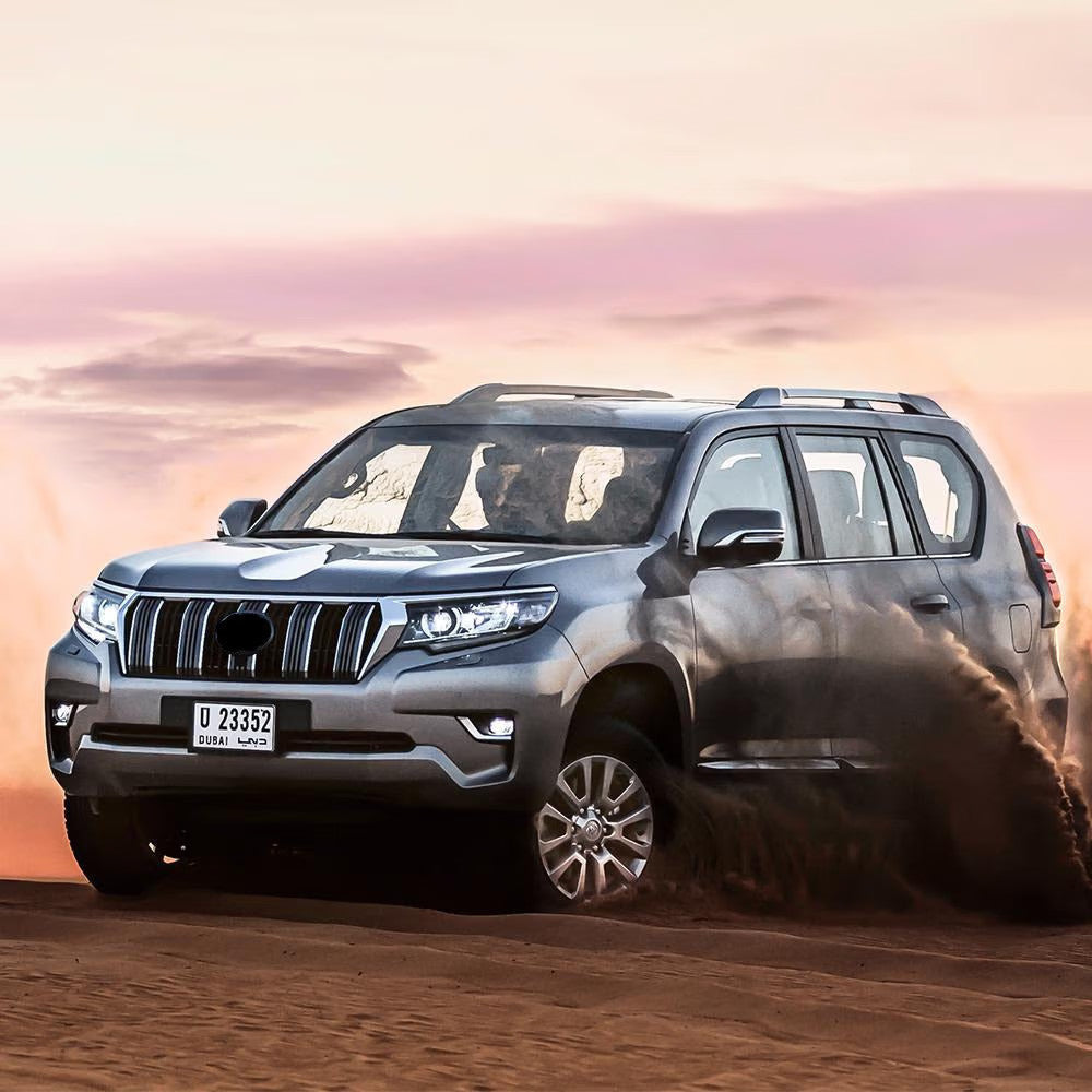 VLAND EU Toyota Land Cruiser Prado 16-21 LED DRL Lightbar Halo Headlights LHD