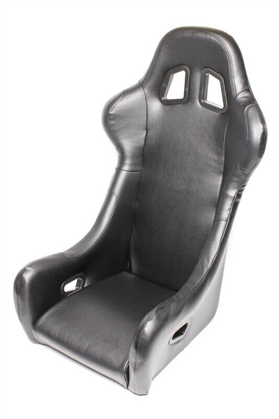 TATECH x1 Single Universal Fixed Back Bucket Seat Car Racing Sim black Syn Leath