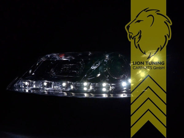 LT  Halogen H1 & LED Halo Headlights Opel Vectra B notchback Caravan chrome LHD