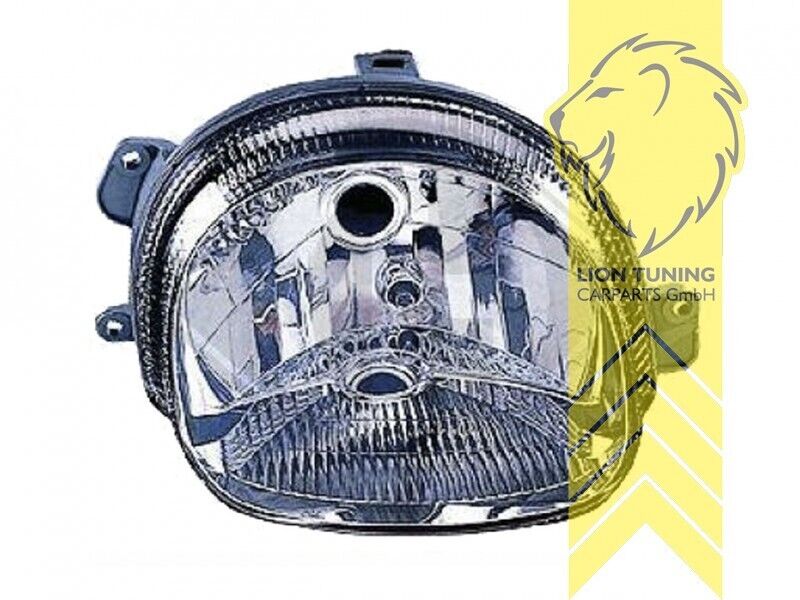 LT Pair Halogen Headlights Renault Twingo 1 MK1 C06 98-07 chrome LHD