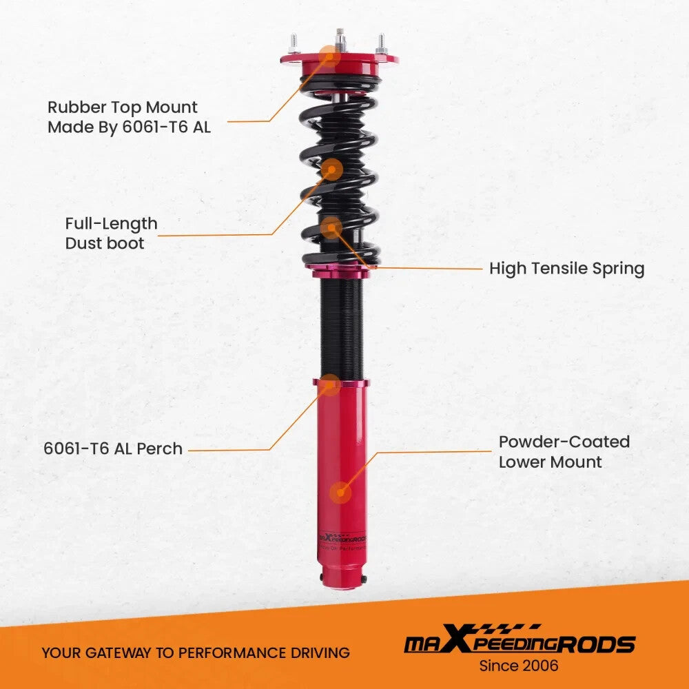 MXPR 24 Way Lowering Coilovers MERCEDES S-CLASS W220 S430 S500