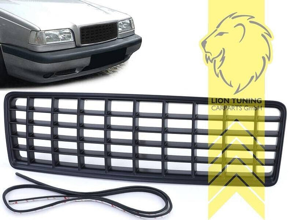 LT front bumper air intake grille radiator grill Volvo 850 91-97 ABS Matte Black