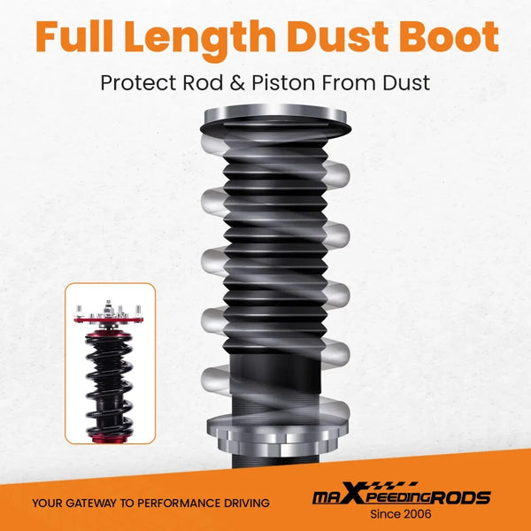 MXPR 24 Level Pro Lowering Coilovers Suspension INFINITI G37 Coupe Sedan RWD