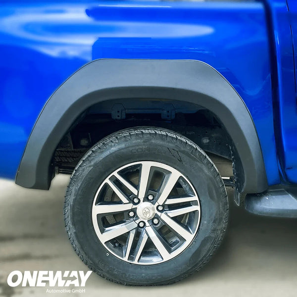 OW Fender Flares Wide Arch Kit TOYOTA Hilux 2015-2020 ABE TUV Black ABS