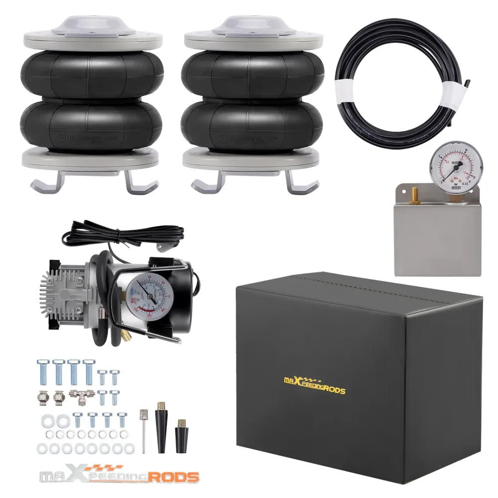 MXPR Rear Air Suspension Kit + Compressor Peugeot Boxer Fiat Ducato 1994-2024 4T