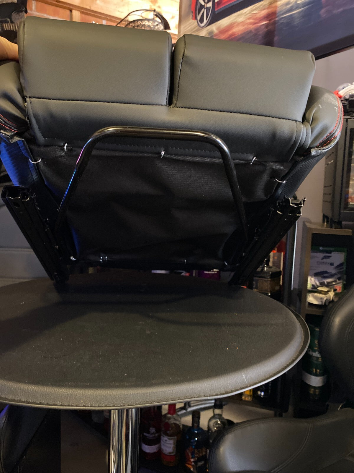 UK Stock Simoni Racing Emerson Universal Supercar Bucket Seat x1 Black Carbon Red Stitch