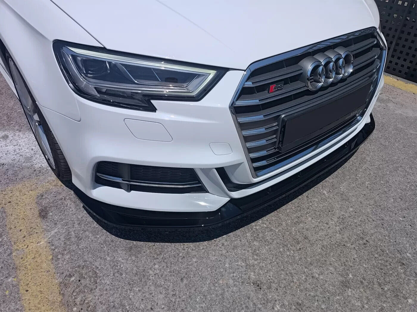 Motordrome Design Front Splitter Audi S3/  A3 S-Line 8V Facelift Sportback 16-19