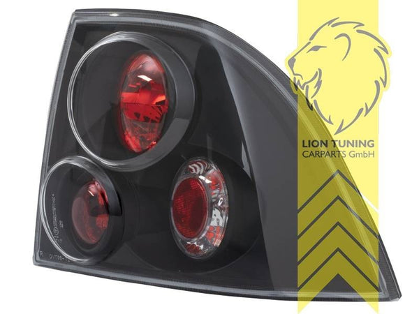 LT Pair Halogen Rear lights Tail Lamps Opel Vectra B sedan 36 95-98 black LHD
