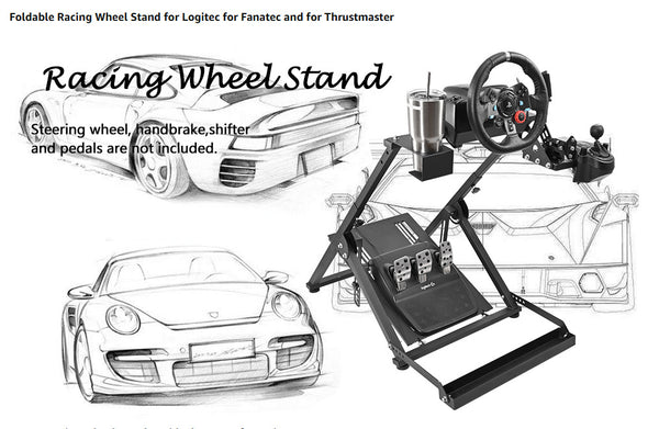 AN Driving Game Sim Racing Frame Rig for Seat Wheel Pedals Xbox PS PC Console F1