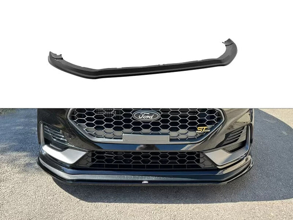 Motordrome Front Splitter Ford Fiesta ST Mk8 Facelift 21-24 Black Gloss ABS