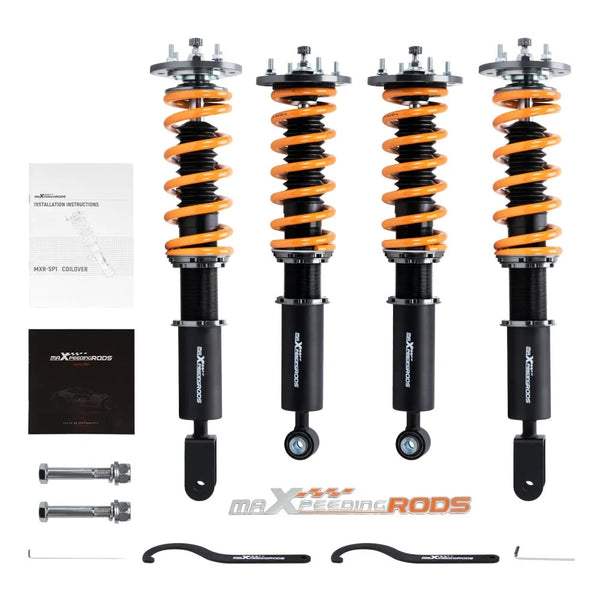 MXPR Adjustable Lowering Coilovers Jaguar XF X250 07-15 Front Fork Saloon