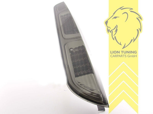 LT Pair LED Lightbar Rear lights Ford Focus 2 DA 04-08 hatchback black LHD