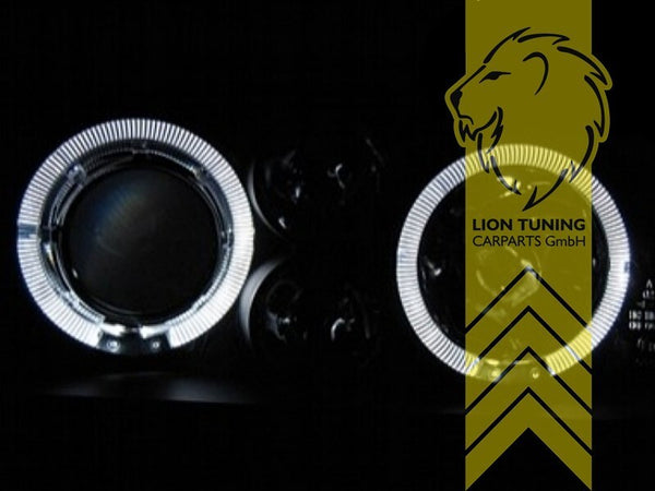 LT LED DRL Angel Eye Halo Ring Headlights VW Golf 3 Sedan Variant 91+ chrome LHD