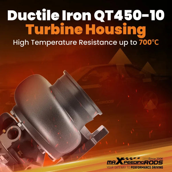 MXPR T3 T04E GEN2 Universal Turbo Charger .63 A/R 48.1 Trim V-Band Flange 4-6 Cy