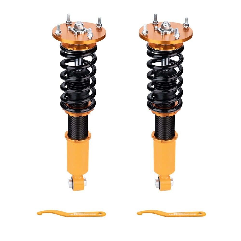 2pcs Rear Lowering Coilovers Coil Spring Struts for Porsche Cayenne 1 MK1 9PA E1