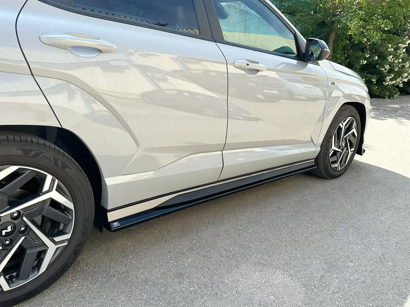 Motordrome Side Skirts Trims Hyundai Kona N-Line Mk2 Gloss Black