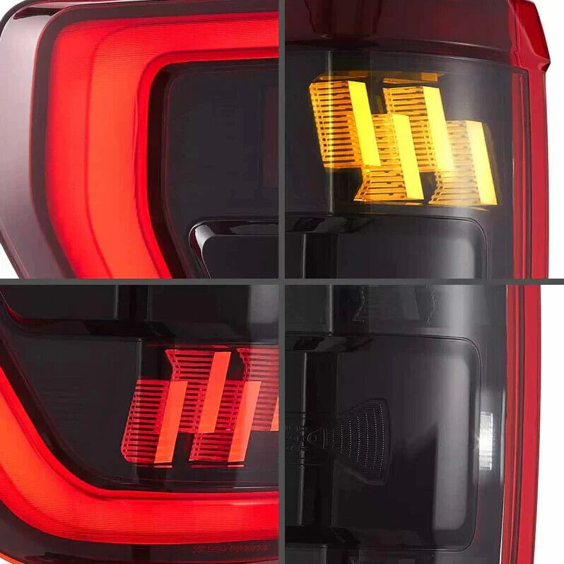 VLAND 2021-2023 Ford F150 F-150 LED DRL Lightbar Rear Lights Tail Lamps LHD