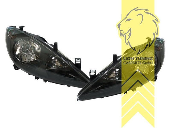 LT Pair Halogen Headlights Peugeot 307 307CC Cabrio SW Break 3B 3H 3E 01-05 LHD