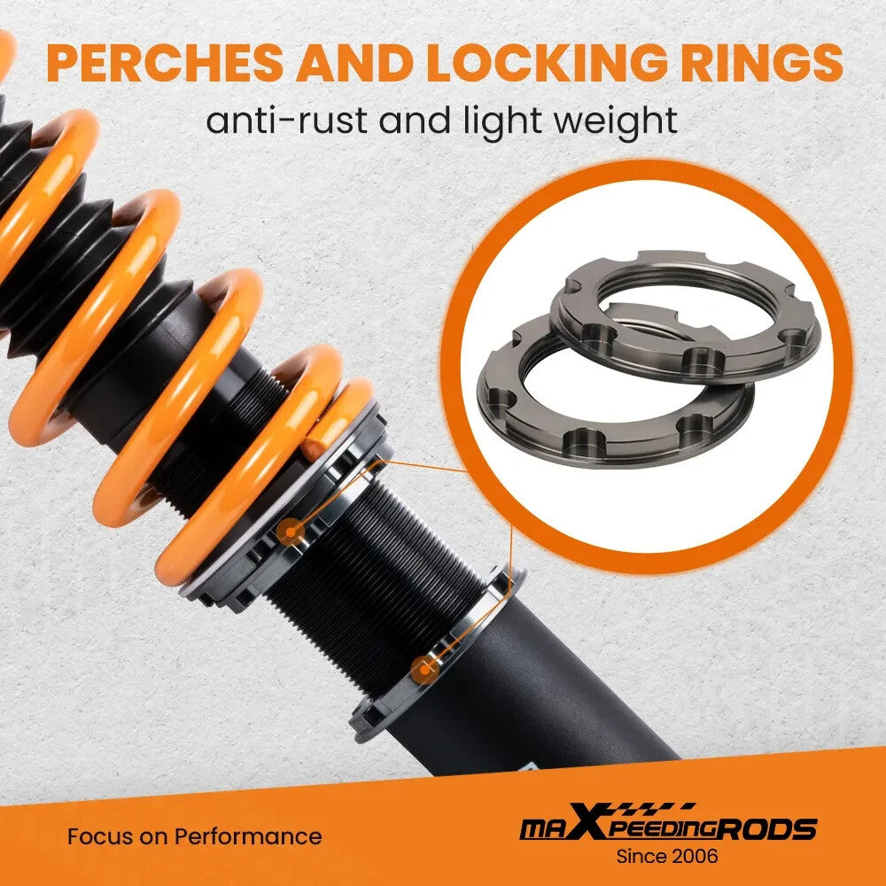 MXPR Adjustable Lowering Coilovers Jaguar XF X250 07-15 Front Fork Saloon