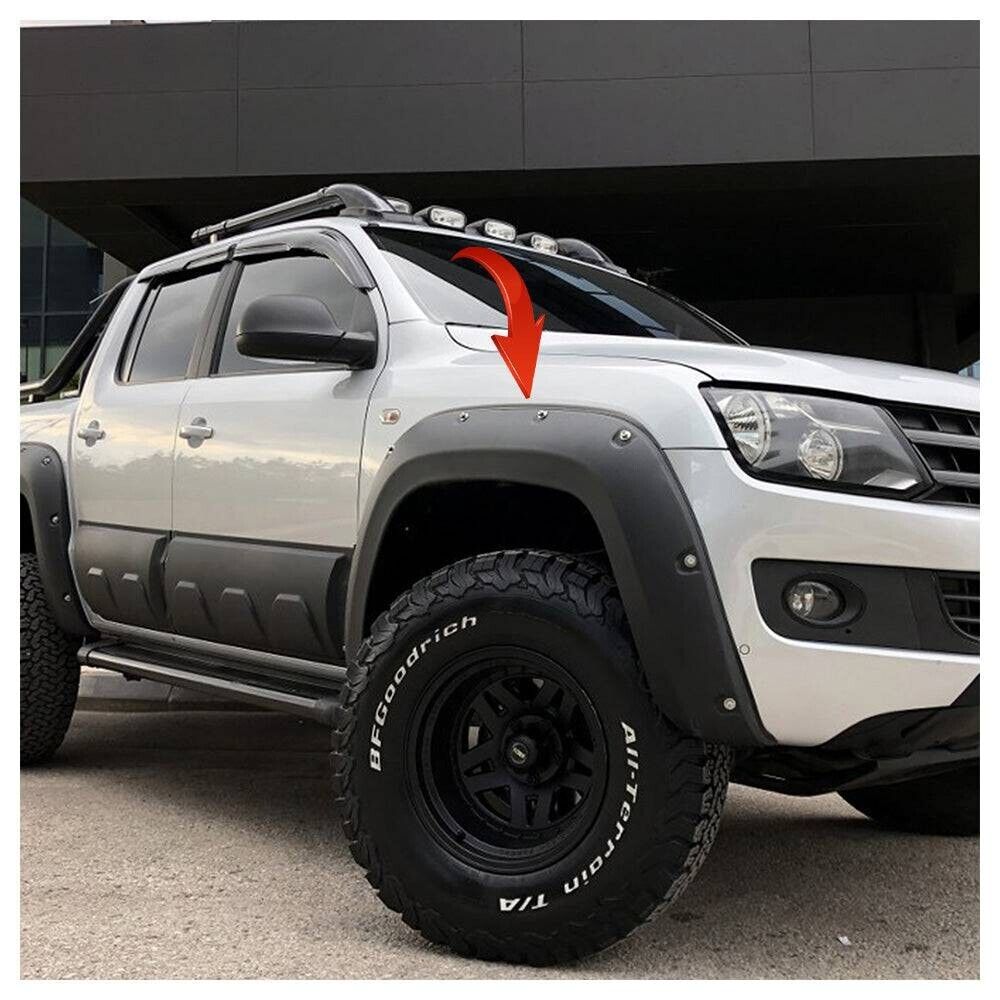 OW Fender Flares Wide Arch Kit VW Amarok MK1 Facelift 10-16 TUV ABS Black 4pcs