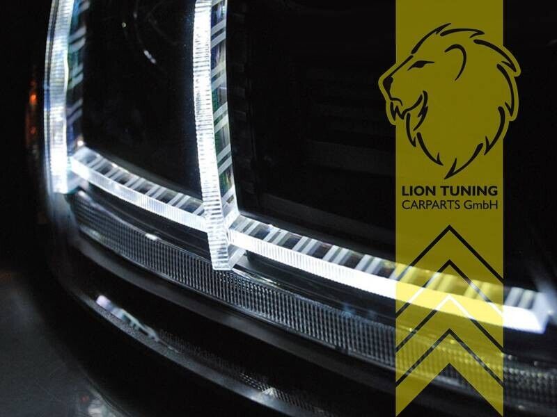 LT LED DRL Lightbar Headlights Audi TT 8J Coupe Cabrio chrome XENON AFS LHD