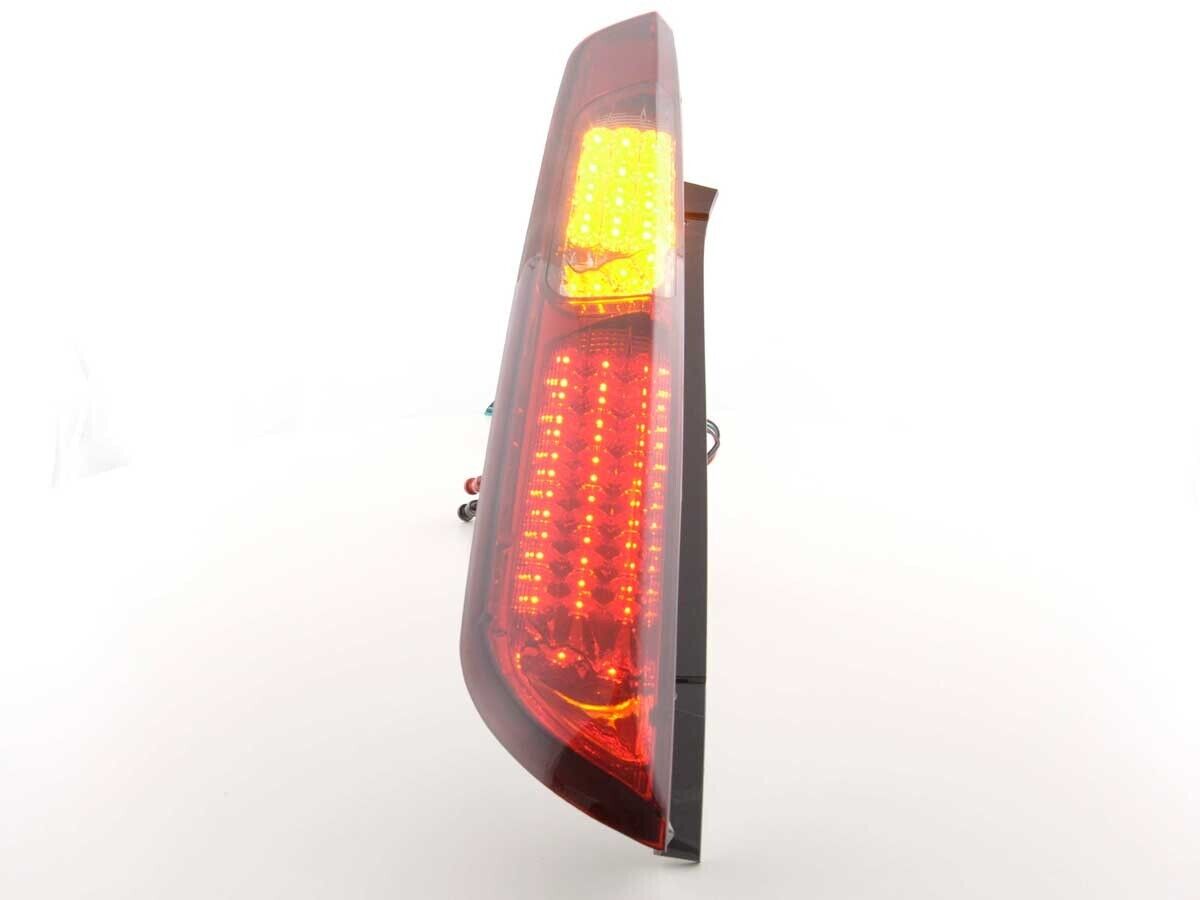 FK Pair LED Lightbar Rear Lights Ford Focus 2 C307 08-10 5Dr Smoke Red ST RS LHD