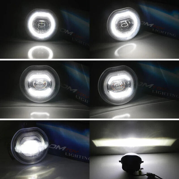 30W Front Bumper LED Halo Fog Lamp Lights Gen3 15+ F54 F55 F56 MINI Cooper 3 MK3