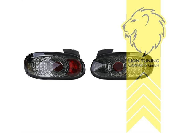 LT Pair LED Rear Lights Mazda MX5 NB 2 MK2 98-05 MX-5  chrome smoke LHD