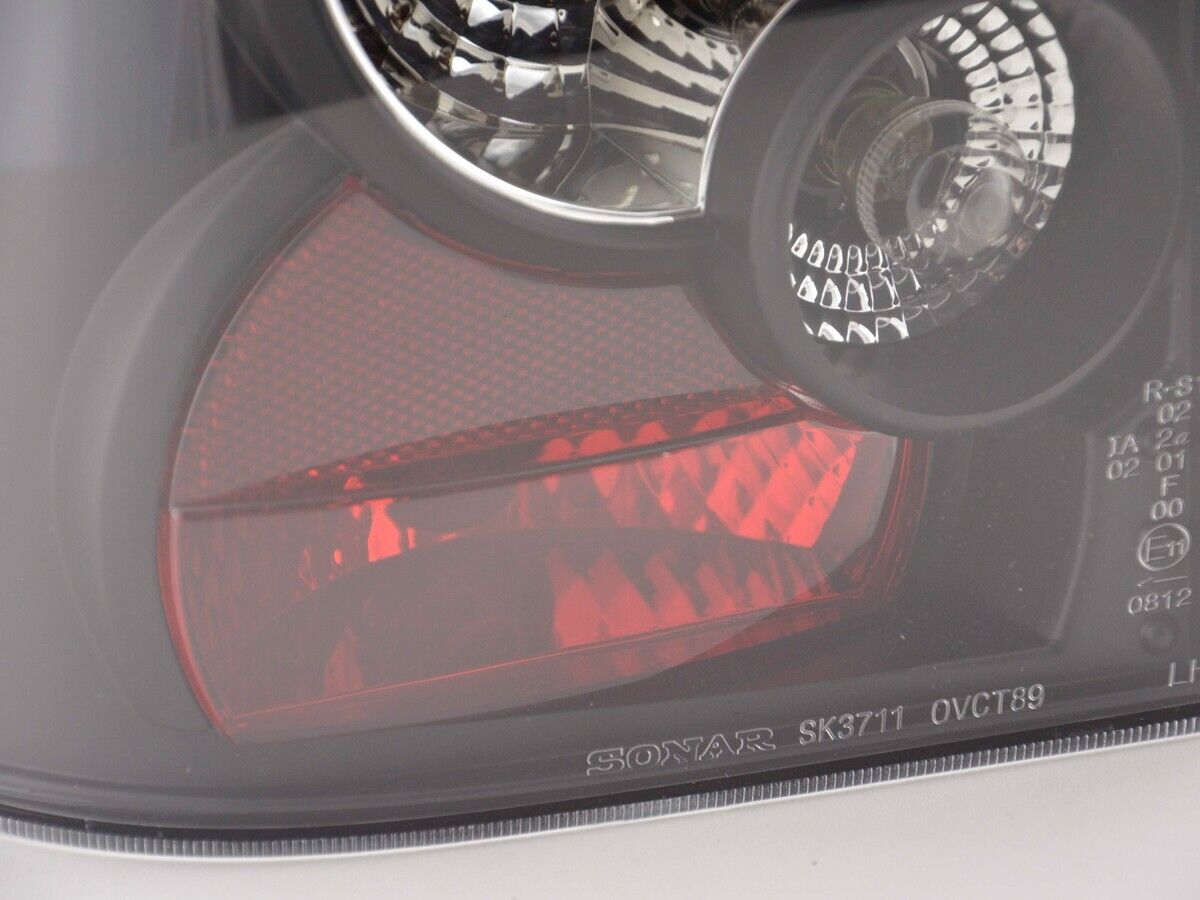 FK Pair Halogen Rear Lights Opel Vectra A 89-95 black & red LHD