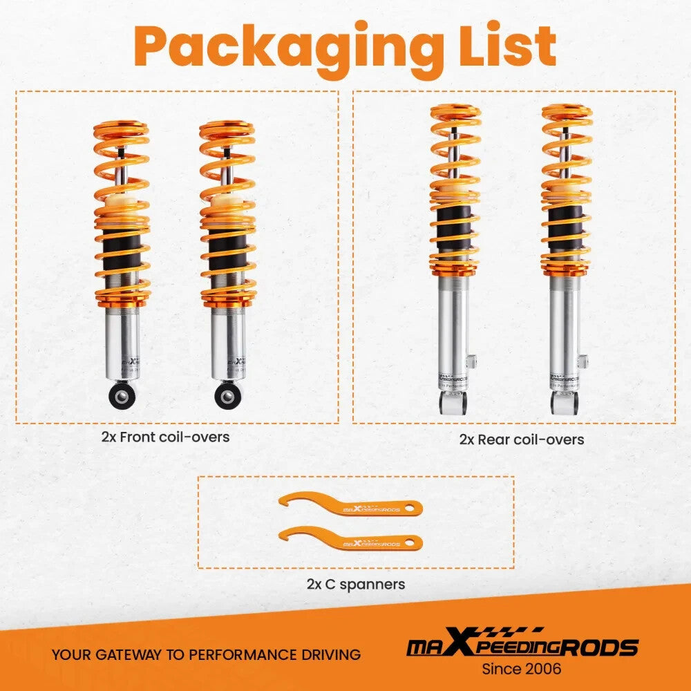 MXPR Adjustable Height Lowering Coilovers Mazda Miata MX5 1 MK1 NA MX-5 89-98