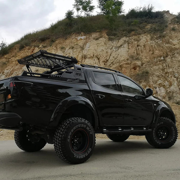 OW Fender Flares Wide Arch Kit FIAT Fullback 2015-2019 + L200 Triton 5 ABS Black