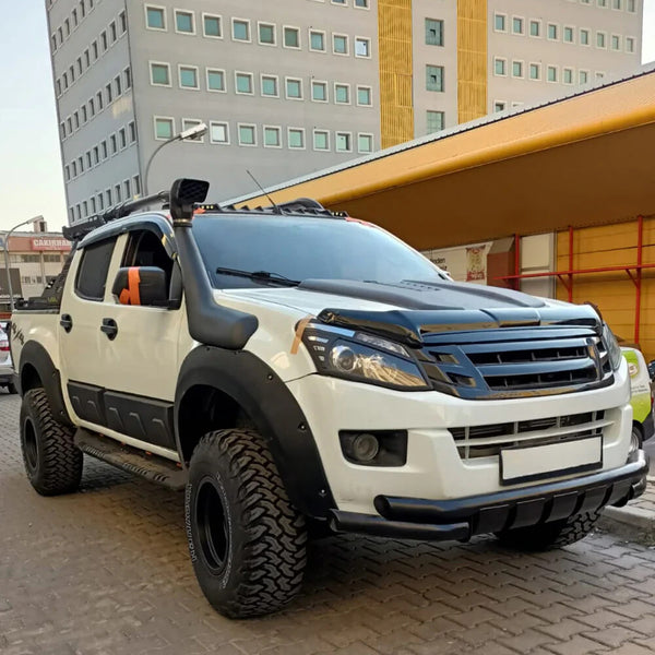 OW Fender Flares Wide Arch Kit ISUZU D-Max Series 2 2012-2019 ABS Black ABE TUV