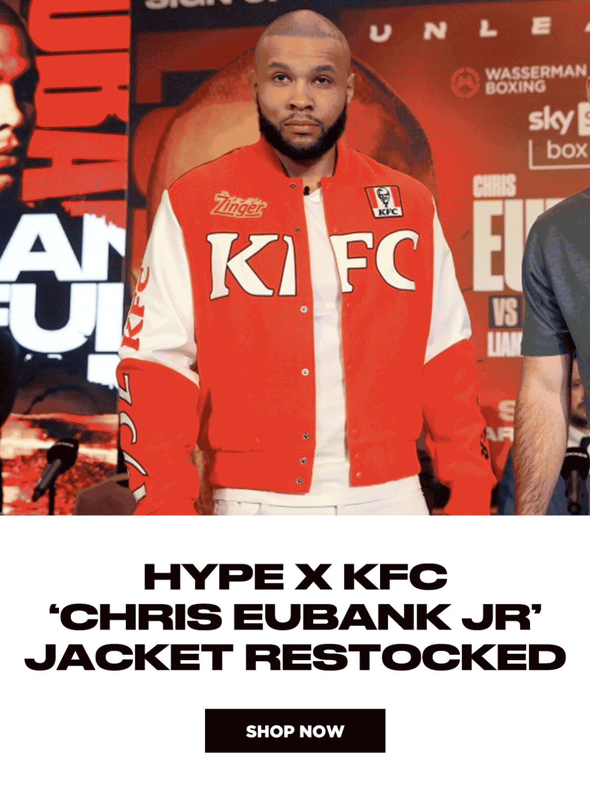 Stunning Hype X KFC Legacy Bomber Jacket Merch Limited Edition Size XL BNWT